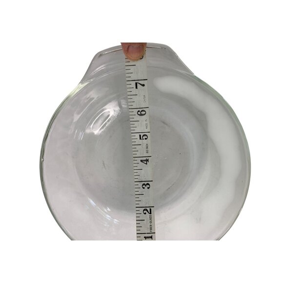 Anchor Hocking Clear Glass 1 Quart Round Baking Dish 7.5" dia 8788 - Picture 2 of 6